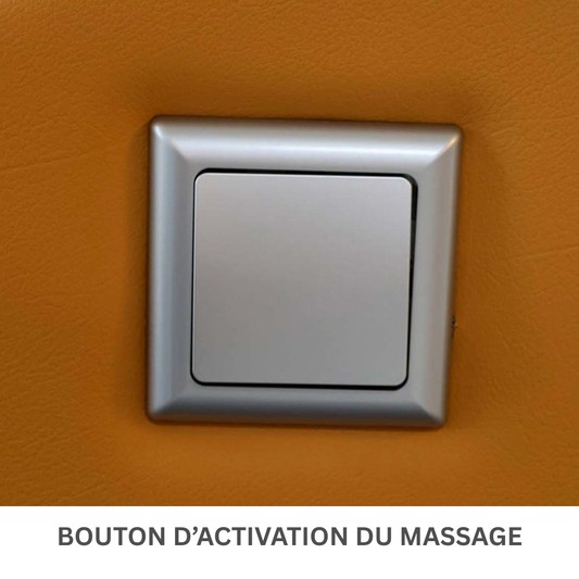 Bouton d'activation du massage du fauteuil Silver Vitalia