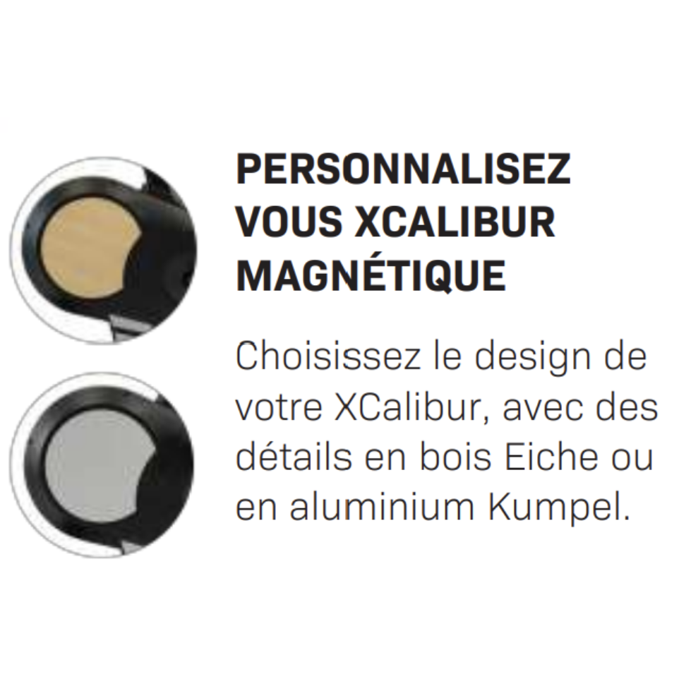 Les velos Xcalibur sont disponibles en deux execution au choix bois Eiche ou Aluminium