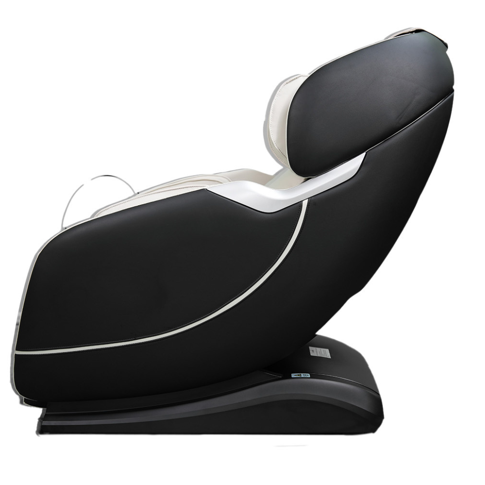 Fauteuil MSW-300 Classic noir avec coque blanche - profil droit