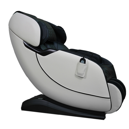 Fauteuil MSW-300 Classic blanc avec coque noire - profil droit