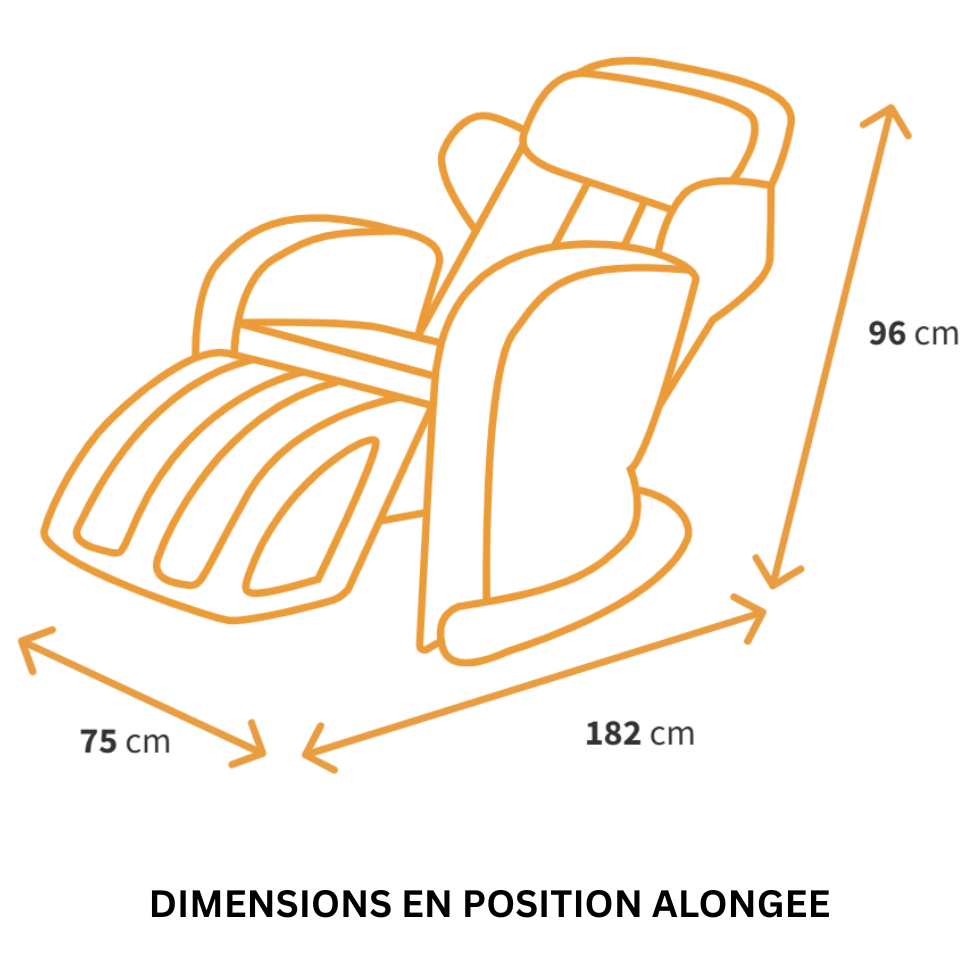 Fauteuil massant – Jambes et confort des articulations – AT-6260