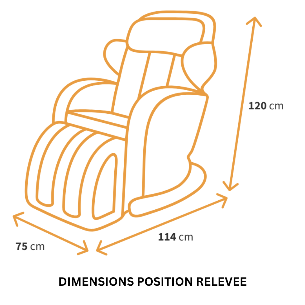Fauteuil massant – Jambes et confort des articulations – AT-6260