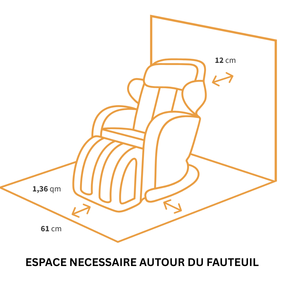 Fauteuil massant – Jambes et confort des articulations – AT-6260