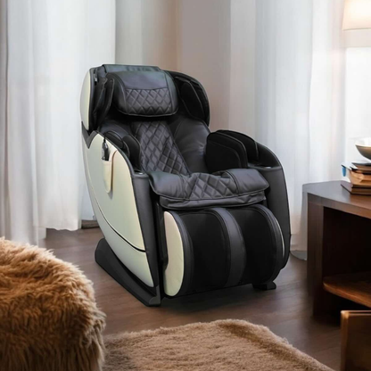 Fauteuils MSW-300 Classic noir avec coque blanche dans un salon