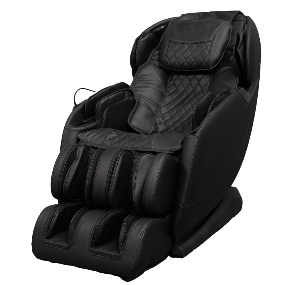 Fauteuil massant MSW-310 Pro noir - vue trois-quarts gauche
