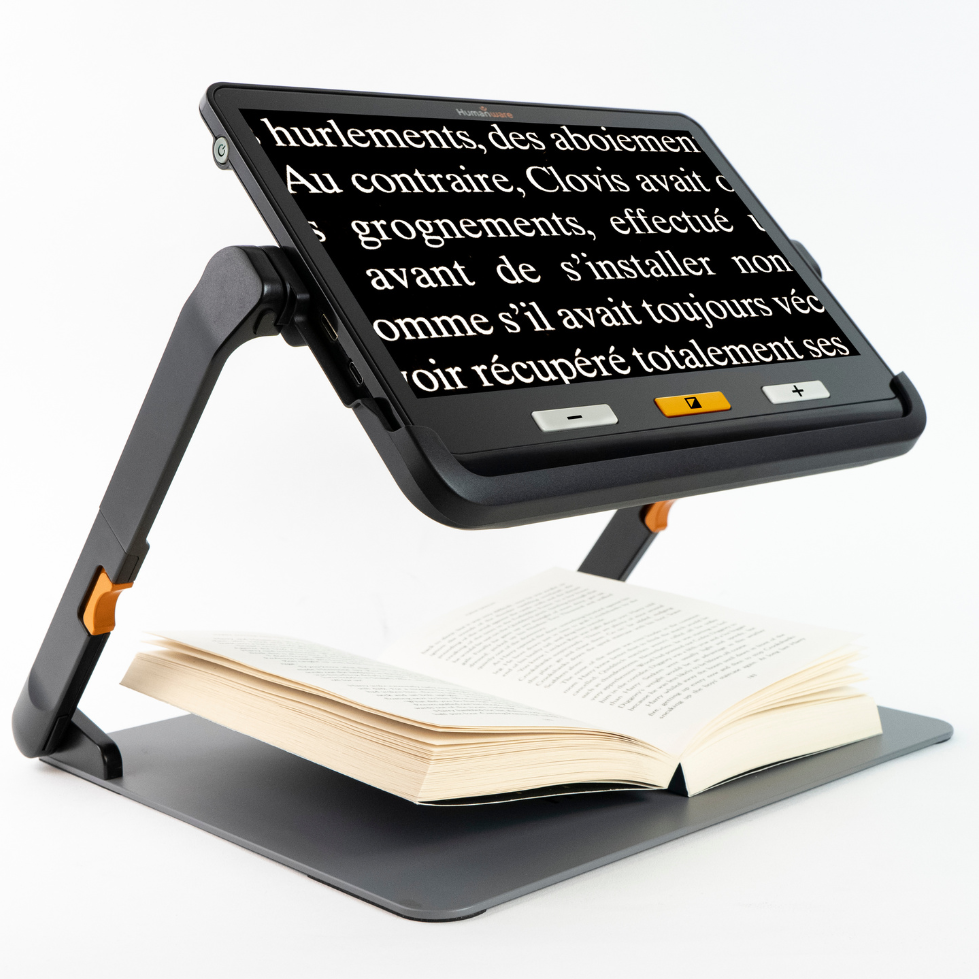 Loupe Explore 12 avec livre et écran noir