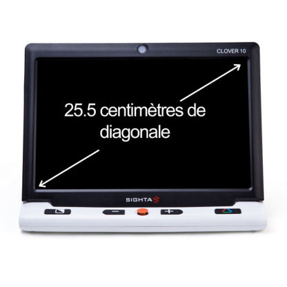 Écran HD 10 pouces de la loupe Clover 10