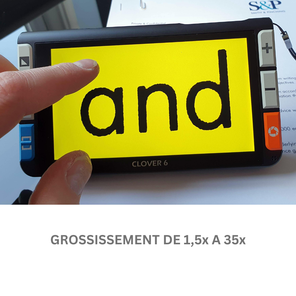 Loupe Clover 6 avec agrandissement maximum
