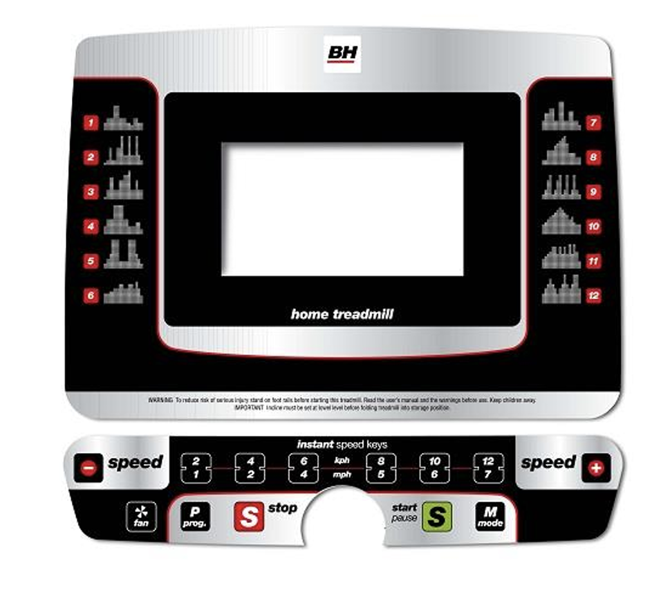 Tapis de course Pioneer Senior G6484H détail de l'écran moniteur électronique