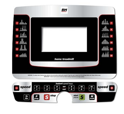 Tapis de course Pioneer Senior G6484H détail de l'écran moniteur électronique