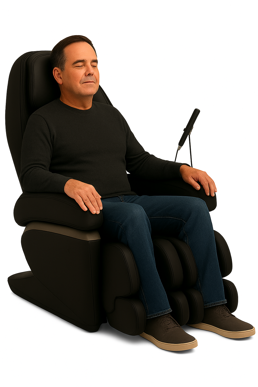 Fauteuil massant Fujiiryoki JP 2000 en utilisation - technologie 5D