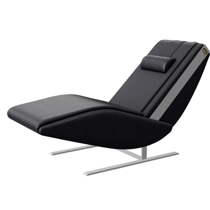 Fauteuil massant Silver Vitalia noir - vue trois-quarts