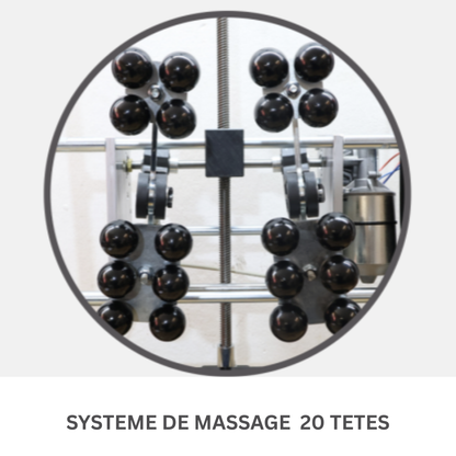 Système de massage breveté du fauteuil massant Silver Primera