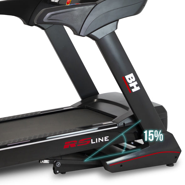 Le tapis de course G6179 rs 1000 peut être incline jusqu'a 15 degrés